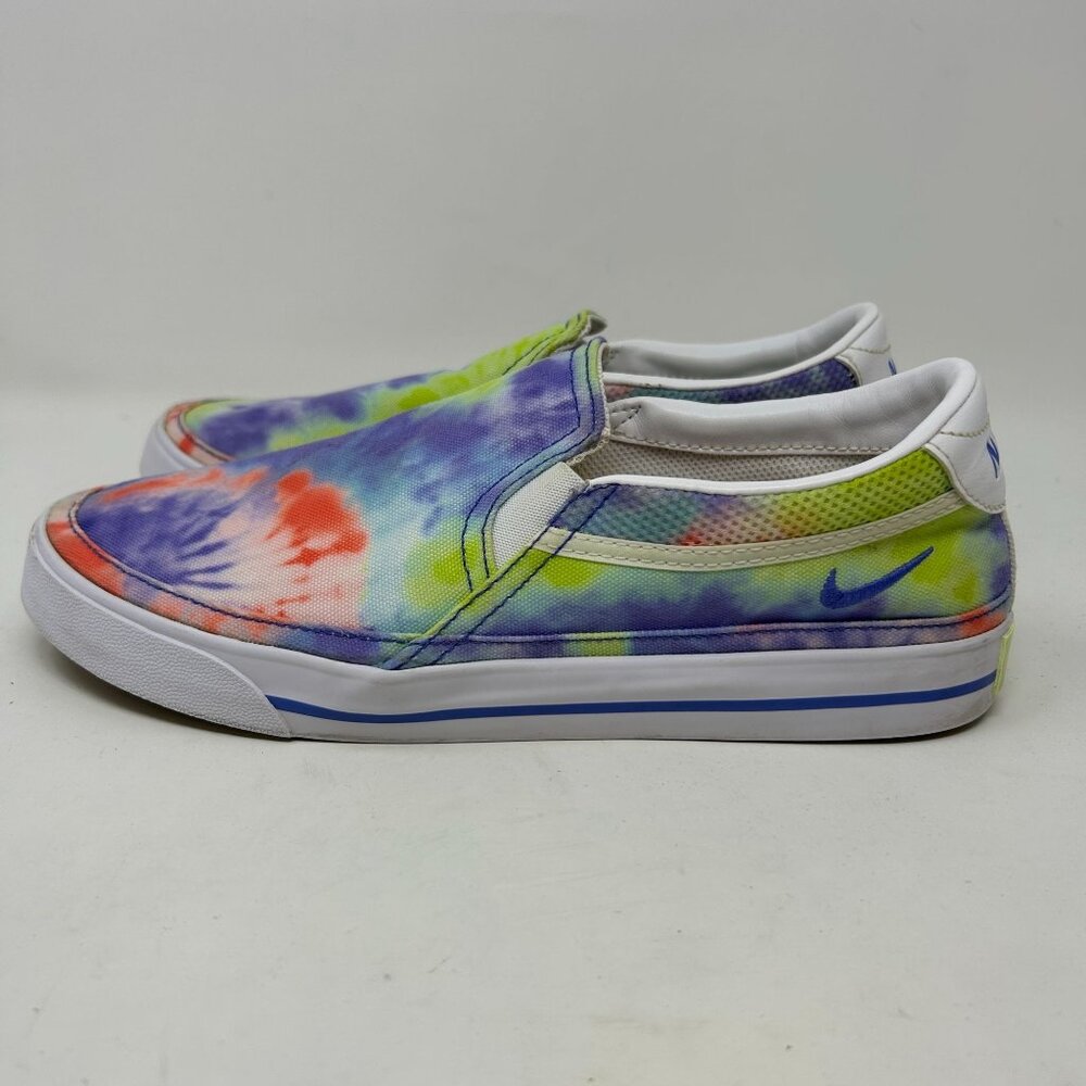 Nike Womens Court Legacy Print Slip-On 'Tie-Dye' CZ1752 900 Size 8.5